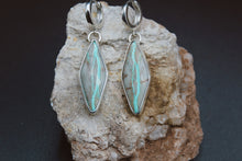 Load image into Gallery viewer, Royston Turquoise Hoops