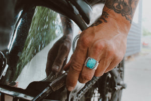 Turquoise Ring - Sz 12