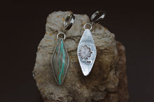 Load image into Gallery viewer, Royston Turquoise Hoops
